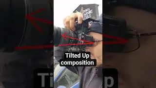 Composing with camera tilted up #learnphotography #urbanphotography #photographytips