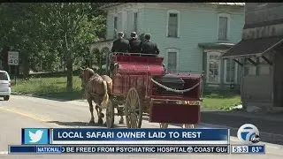 Funeral for local safari owner in Varysburg