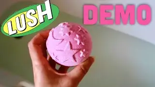 LUSH COSMETICS -TWILIGHT BATH BOMB, DEMO AND INGREDIENTS - helps you sleep
