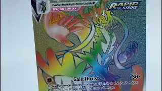 Pulled a BEAUTIFUL Rainbow Rare Irshifu VMAX!! Pokemon Battle Styles Booster Box Opening! #shorts