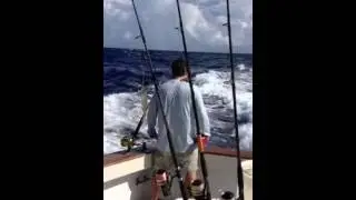 Manolo Barfing fishing trip