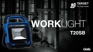 Battery-powered LED work light with magnetic mount - Gelia Worklight T20SB