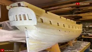 Building Ship Model The Carolina 1:65 / 50% in Progress