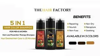 The Hair Factory 5in1 Hair Color Shampoo