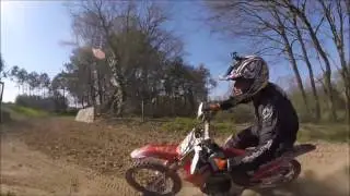 entrainement 250 crf circuit motocross mohon 2017