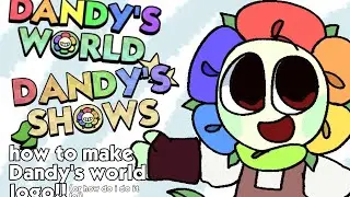 How to make Dandys world logo on ibispaint! • tutorial • Dandys world