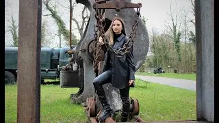 WOMAN BLACK LEATHER SHIRT