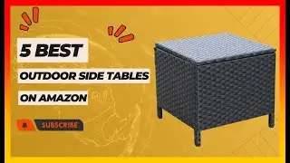 ✅ Best Outdoor Side Tables on Amazon ➡️ Top 5 Tested & Buying Guide