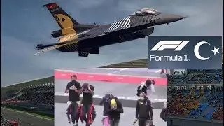 Formula 1 drivers reaction to Turkish F-16 show | F1 pilotlarının Solo T&uuml;rk g&ouml;sterisine tepkisi.