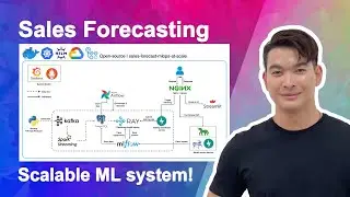 Sales Forecast MLOps at Scale | Scalable Cloud-native Machine Learning system (100% Open-source)