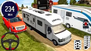 Pickup Van And Thar Driving Sim - Summer Camping Island #15 - Android Gameplay
