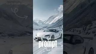 Chatgpt Prompt : Unbelievable Supra 3D render on snow! 🤯❄️ #short #chatgpt #prompt
