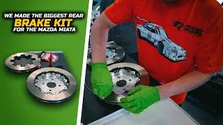 The Biggest Rear Brake Kit for Our Endurance Racing Miata