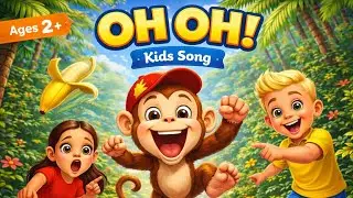 The monkey | Kids Song 🎵 Oliver & Mia 🌟#kidssong 