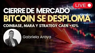 Bitcoin se desploma. Coinbase, Mara y Strategy caen +10% | Cierre Market Close 05.02.26