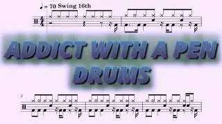 Addict With A Pen - Twenty One Pilots - Drums Sheet Music