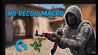 🔥 CS2 NO RECOIL MACRO | Logitech + Razer | Custom Sensitivity