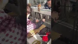 Wire mesh Weaving process , how to heald in #wiremesh #wiremeshmachine #wovenfabric #meshmesh