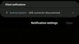 usb connected disconnected notification | Complete  Solution