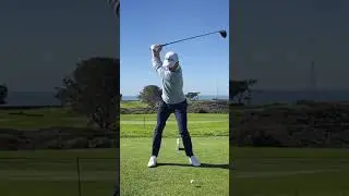 Justin Thomas slow motion driver swing