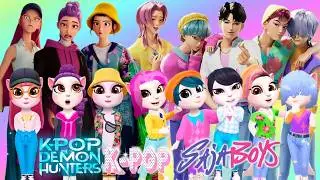 🎵 My Talking Angela'm 2😻 || K - POP DEMON HUNTERS || Saja Boys || new Update || Cosplay