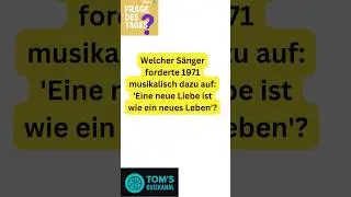 Frage Musik und Evergreens #youtubeshorts #weisheit #wissensfragen #quizfragen #musik