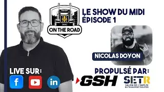 Le show du midi # 1 (On the road Quebec) avec Nicolas Doyon 