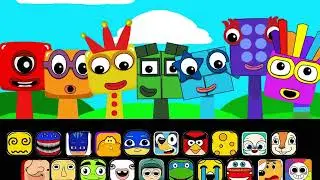 MY all SPRUNKI OC -  One, Two, Three, Four, Five, Six, Seven, Eight, Nine (from Numberblocks)