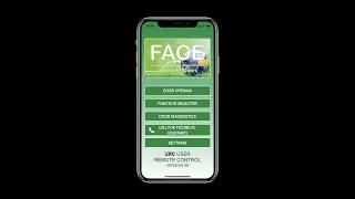URC mobile App TUTORIAL for iOS - FACE Automatic Doors
