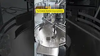 Semi-Automatic Turntable Bottle Unscrambler
