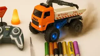 ASMR | RC Unbox & Test: Light-Up Climbing Truck w/ Sound & Stunt Action!