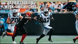 Xavier Legette BREAKOUT GAME vs Bengals🔥| NFL Week 4 Highlights