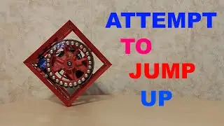 Reaction wheel cube - attempt to jump