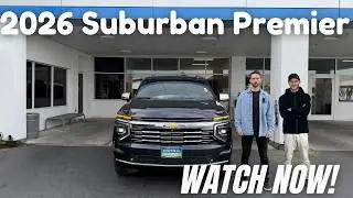 Chevrolet Suburban PREMIER 2026 года &mdash; полный обзор, подробный осмотр.