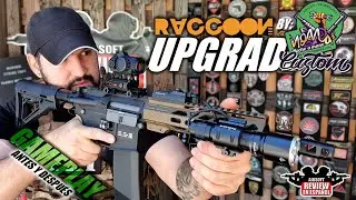 GAMEPLAY 🎮 Full Upgrade Raccoon By: Noma.Works 🛠️ en Specna Arms SA-C25 | Airsoft Review en Español
