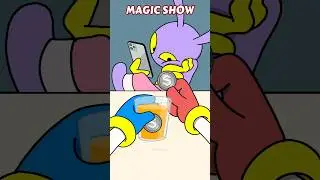Pass Through??😱Jax & Pomni Easy Magic Trick Tutorial Animation 13 #shrots #tricks #magic #tutorial