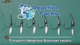 Reaction Tackle Presents | Tungsten Weighted Swimbait Hooks