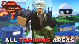 Все тренировочные зоны в Ultimate Fighting Simulator Roblox
