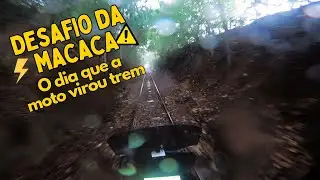 [ELDON OFF] Desafio da Macaca de Moto | Off-Road Pesado, Tempestade, Trilho do Trem e Muito Mais.