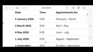 How to get Slovakia National D Visa Appointment 2026 from BLS Abu Dhabi? Youtube.