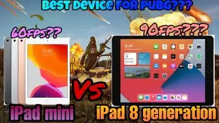 iPad 8th Generation 90 fps Pubg test | iPad mini vs iPad 8 gen honest review