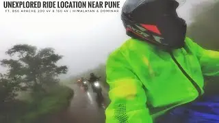 Unexplored Ride Location Near Pune | Riding Into The Clouds | BS6 Apache 200 4v & 160 4V | Must Ride