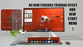 New Acrylic Football Windows desktop | How to customize your desktop like a Pro! | Best Windows U.I