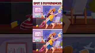 Find 5️⃣ differnces in 5️⃣ seconds🔥 |brainfrenzy| #shorts#viralshorts#quiz#youtubeshorts#braingame