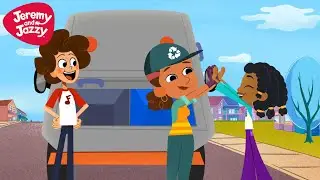 Garbage Truck 🚛 Kids Songs 🗑️ Jeremy and Jazzy