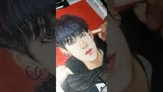 portrait of BTS suga (min yoon-gi)💜 #shorts #portrait #viral #bts