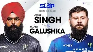 Jujhar Singh vs Anatoli Galushka - Power slap abu dhabi 24 october 2025 #UFC #powerslap #jujharsingh