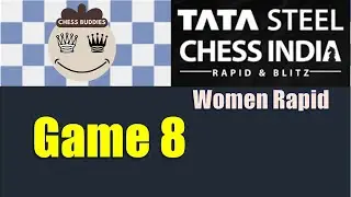 Harika Dronavalli vs Nana Dzagnidze || Tata Steel Chess India 2026 - Women's Rapid, Round 2