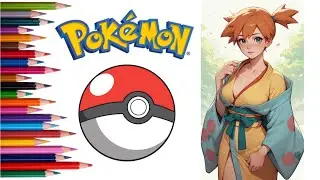 Pok&eacute;mon caractor drawing | how to draw anime drawing | vinay Sketchbook tutorial 