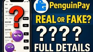 PenguinPay Earning App Real or Fake? | Complete Review, Withdrawal & New Update 2025